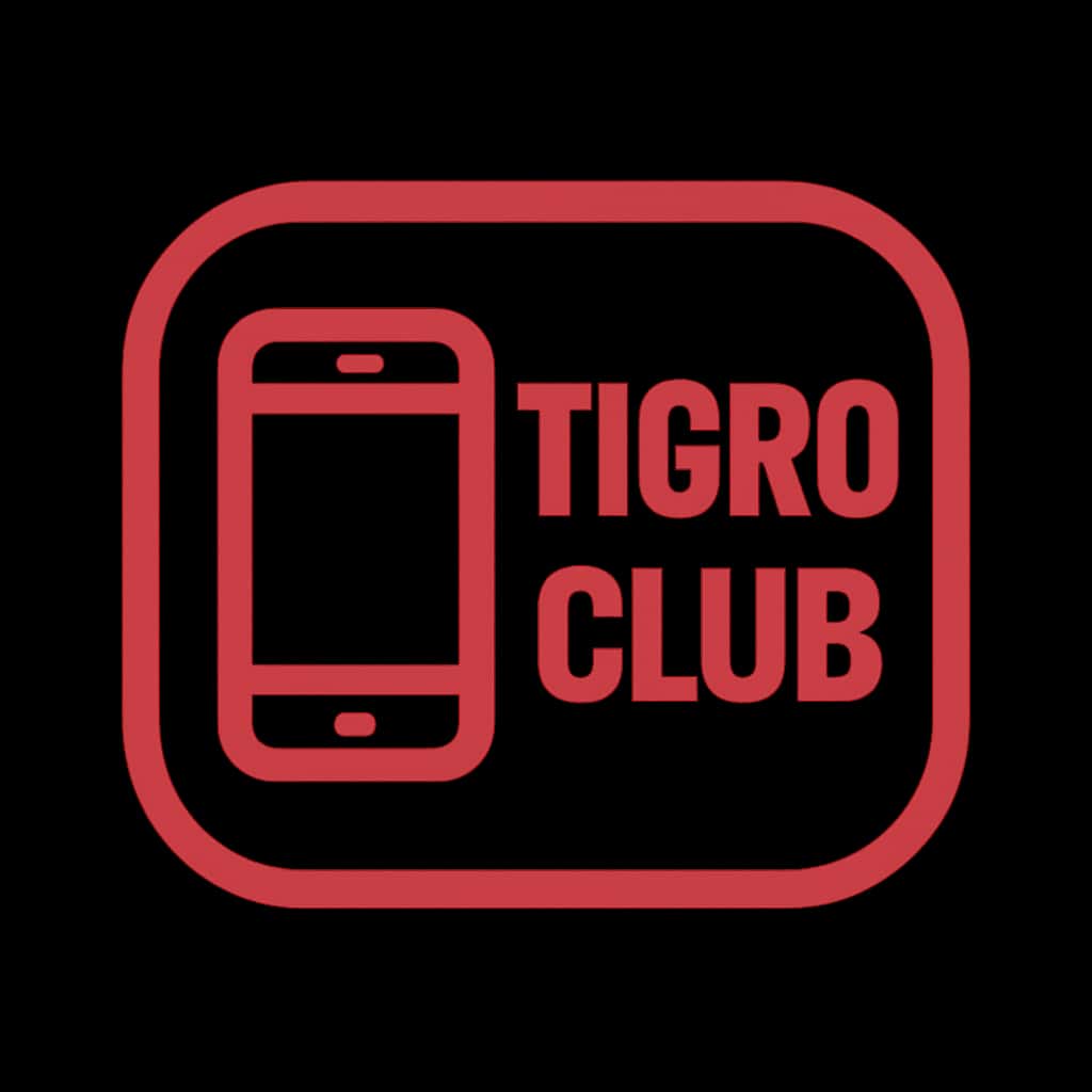 Icon representing mobile access to Tigro Club.