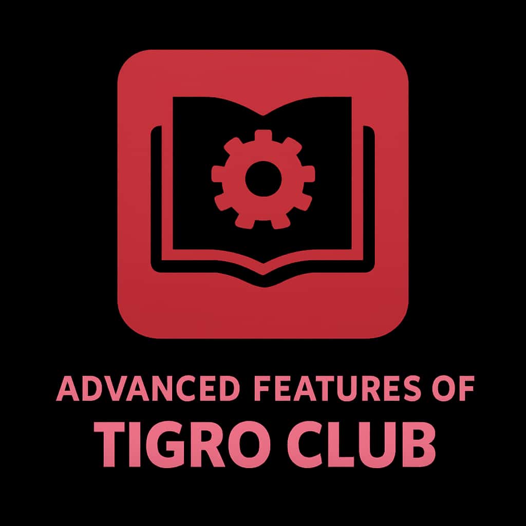 Icon representing advanced features of Tigro Club.