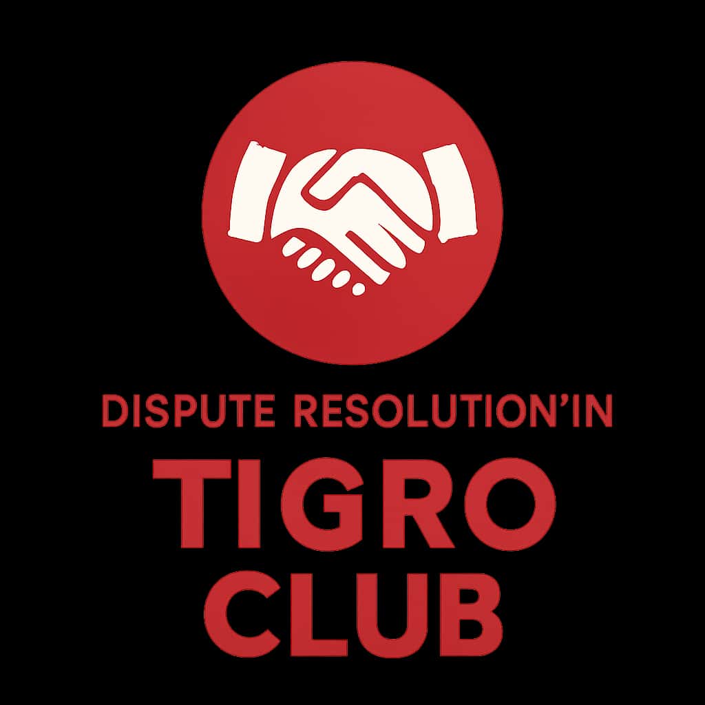 An icon symbolizing assistance in dispute resolution at Tigro Club.
