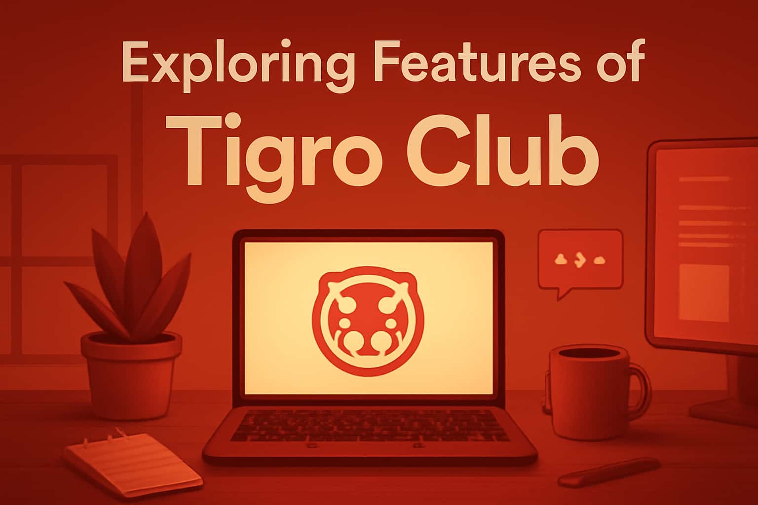Visual representation of the features available in Tigro Club.