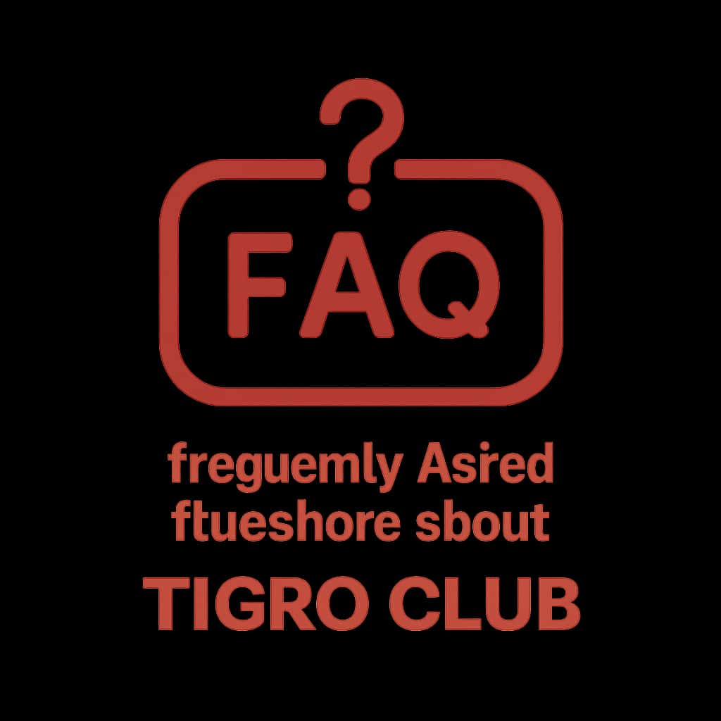 Icon representing the guide to Frequently Asked Questions about Tigro Club.