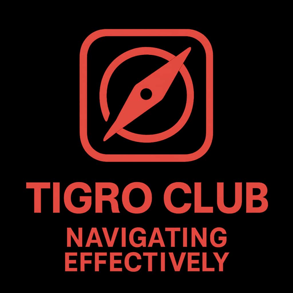 A badge representing assistance with Tigro Club navigation.