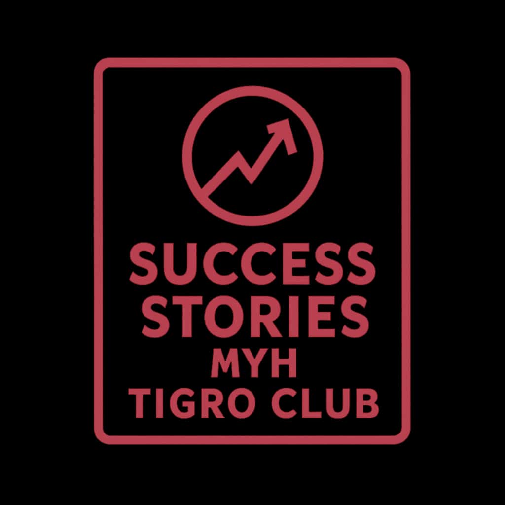 An icon symbolizing the success stories of the Tigro Club, portraying reliability and support.