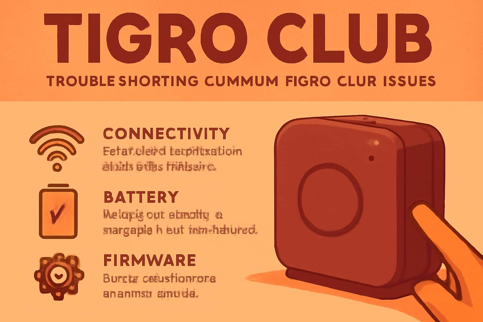 A futuristic representation of troubleshooting issues related to the Tigro Club platform.